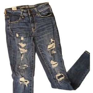 American Eagle Ne(x)t Level Stretch Jeans Size 4 Long